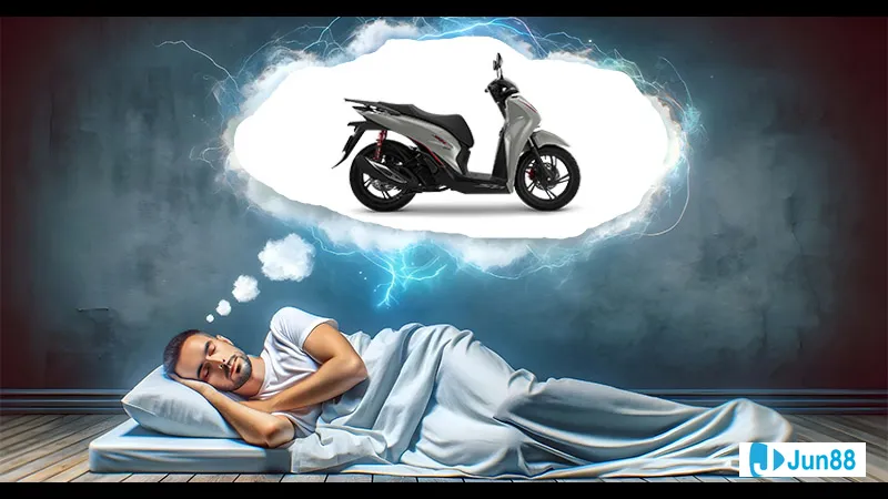 Xe máy đơn giản trên đường phố Xe máy đơn giản trên đường phố