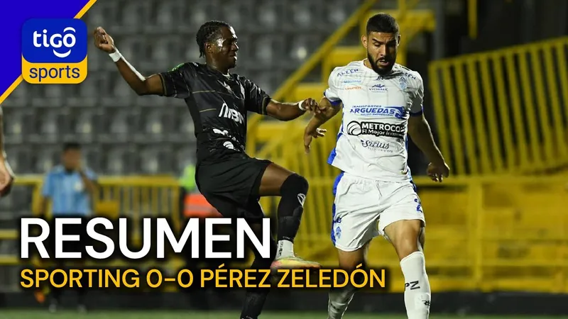 Cầu thủ Zeledon tấn công mạnh mẽ trước phòng ngự của Sporting FC